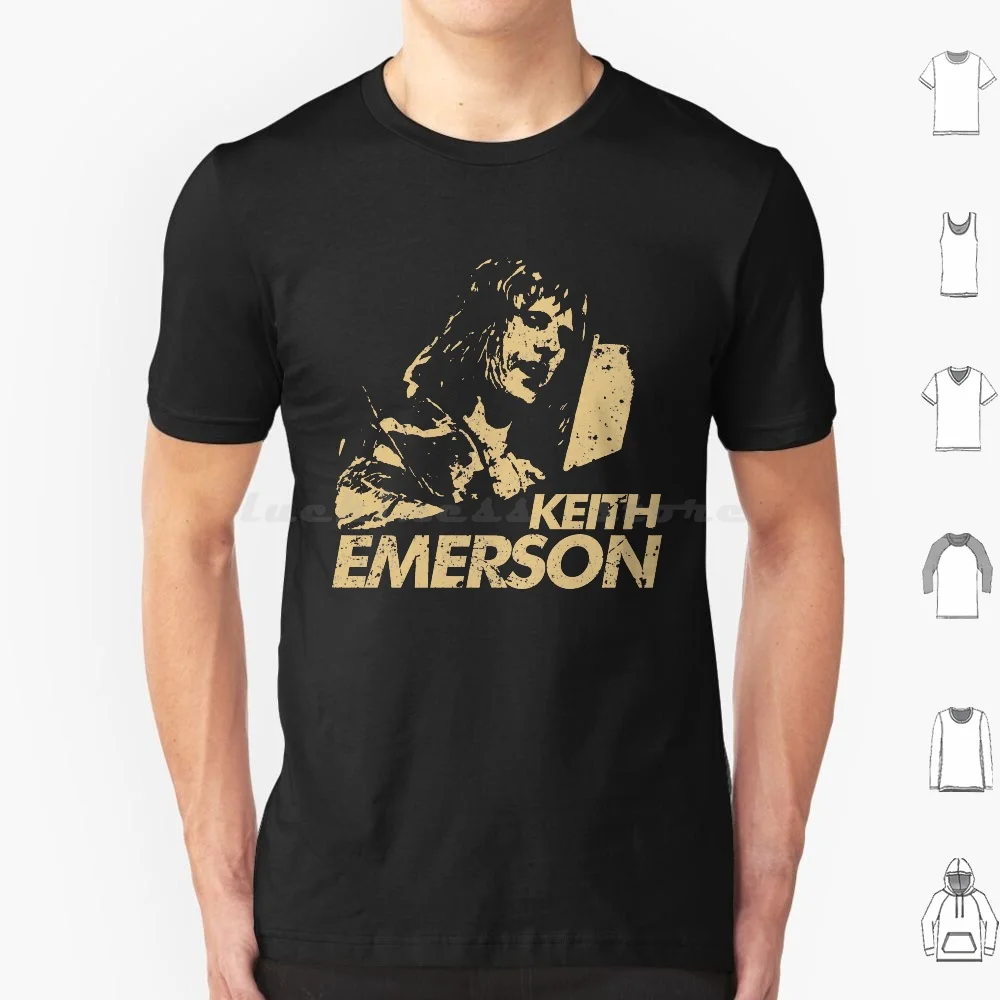 Smile Emerson T Shirt 6xl Cotton Cool Tee Keith Emerson Greg Lake Lake And Palmer Carl Palmer Emerson Lake Palmer Band Music