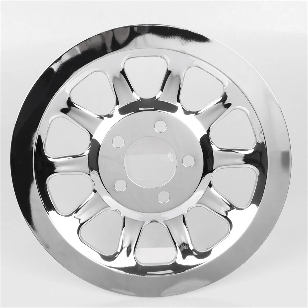 크롬 외부 후면 도르래 커버 인서트, Harley 소프테일 Fat Boy Lo FLSTN FXSTC