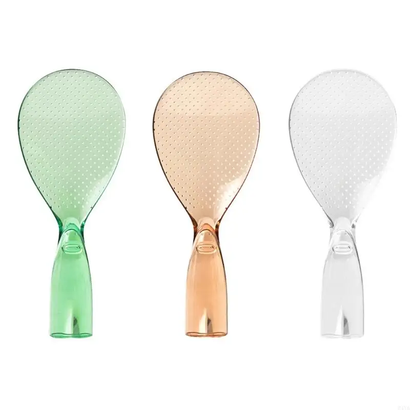 34YA Thickened Rice Spoon Household Spoon Nonstick Rice Spoon Heat Resistant Non-stick Pan Rice Spoon Rice Cooker PC Material