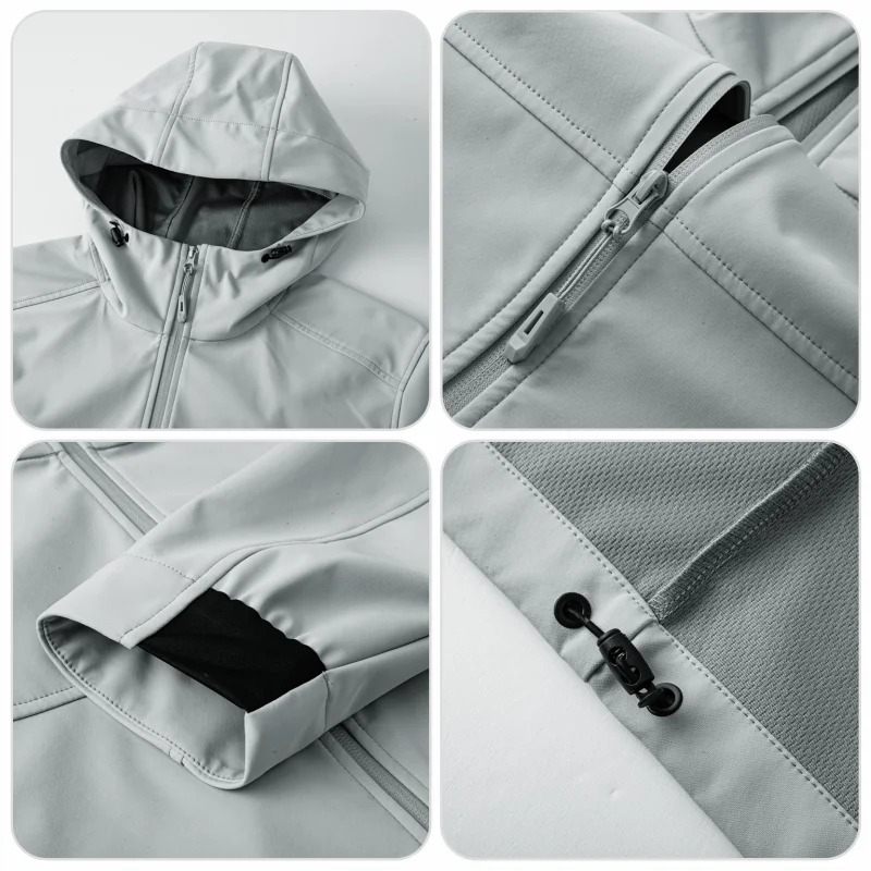 Chaquetas softshell personalizadas con impresión gratuita de logotipo e imagen, cortavientos Parker para primavera y otoño, ropa deportiva para exteriores, abrigo a prueba de viento.