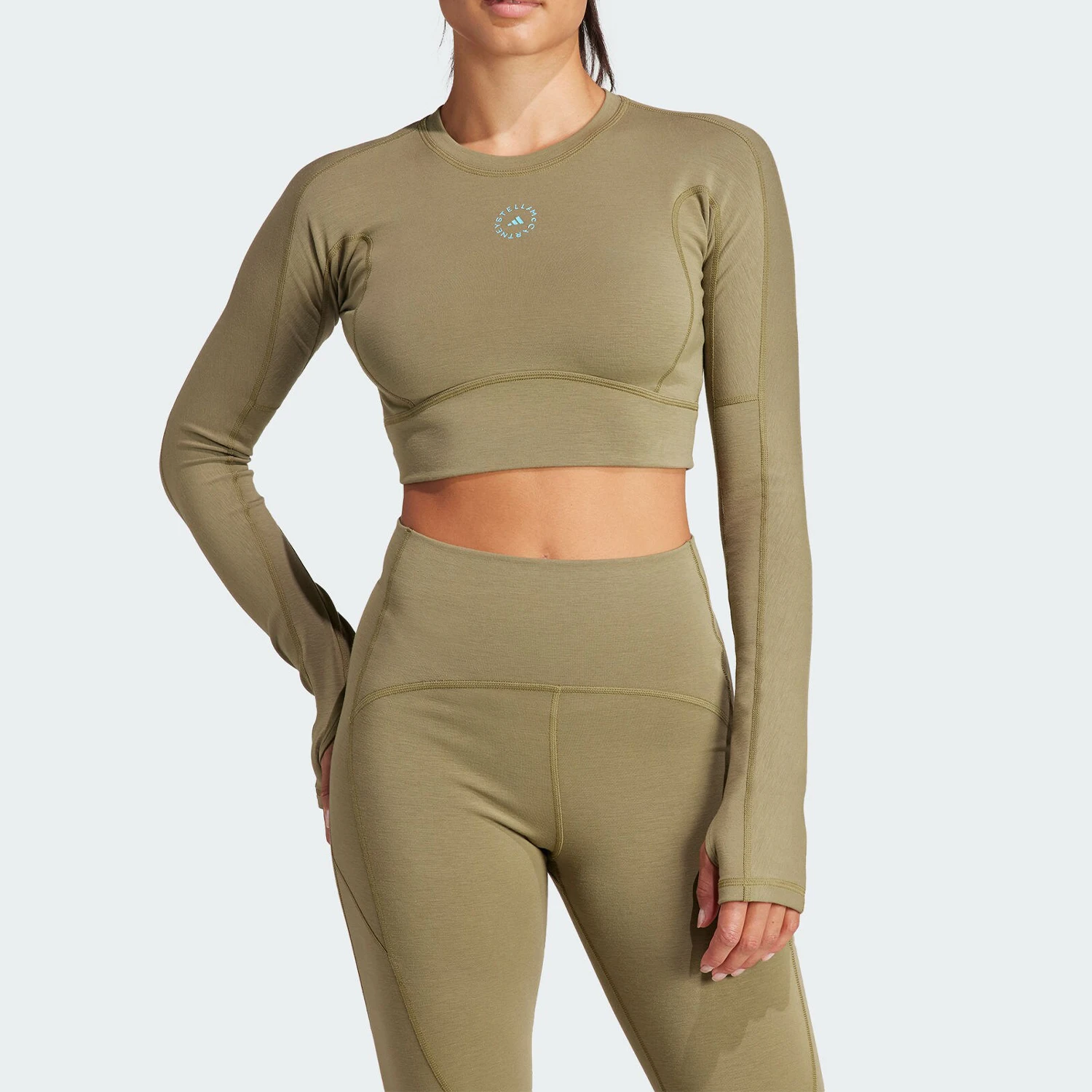 

Adidas genuine Stella Mc women's short tight long sleeved T-shirt IT5714