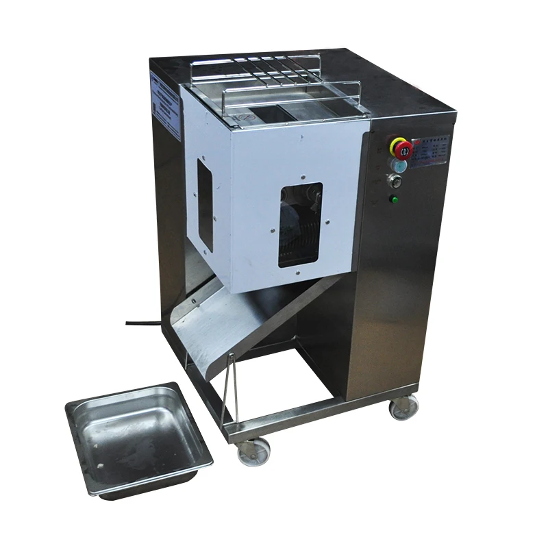 Commercial Meat Processing Electric Fully Automatic Fresh Meat Slicer, Multifunctional Dicer