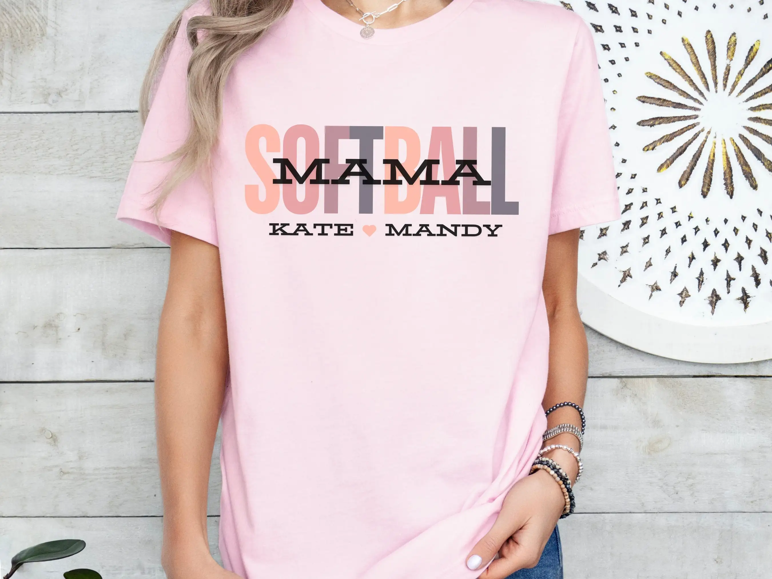 Custom Softball Mom T Shirt Club In My Era For Mother'S Day Mom'S Birthday