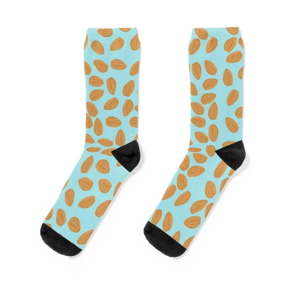 

Almond Pattern Socks Toe sports gift Boy Child Socks Women's