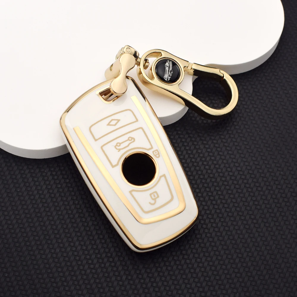 TPU Car Key Case Cover for BMW 1 3 5 7 Series X1 X3 X4 X5 F10 F15 F16 F20 F30 F18 F25 M3 M4 E34 Protector Shell Accessories