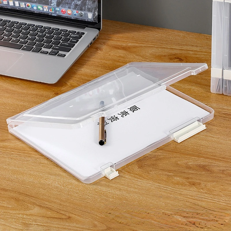 A4 Transparente File Folder Large Capacity Paper Data Book File Organizer Portfolio Office Stationery Storage Casa