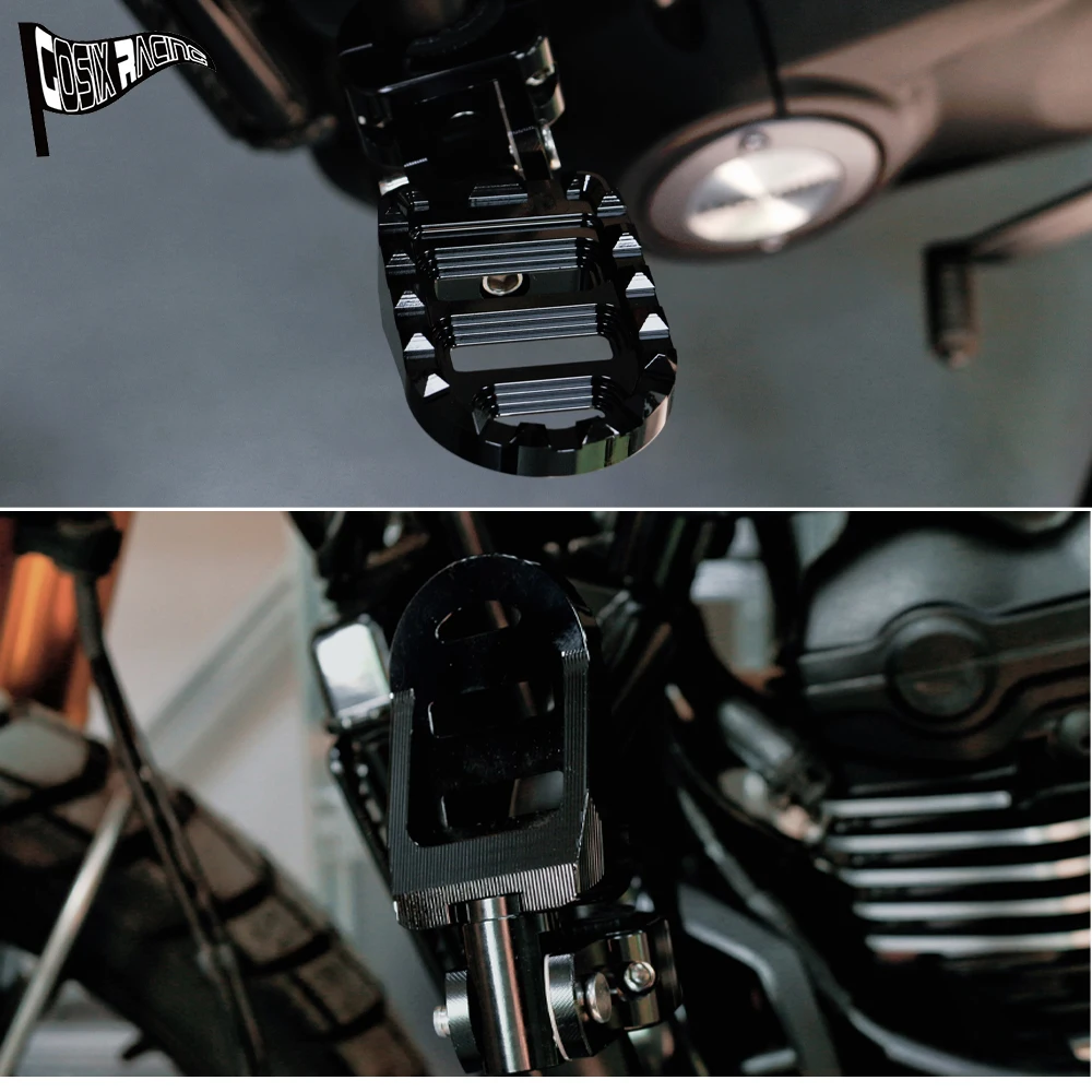 

Fit INTERCEPTOR 650 CONTINENTAL 650 Hunter 350 Motorcycle Adjustable Folding Foot Pegs Rest Pedal Set Footpeg Footrest