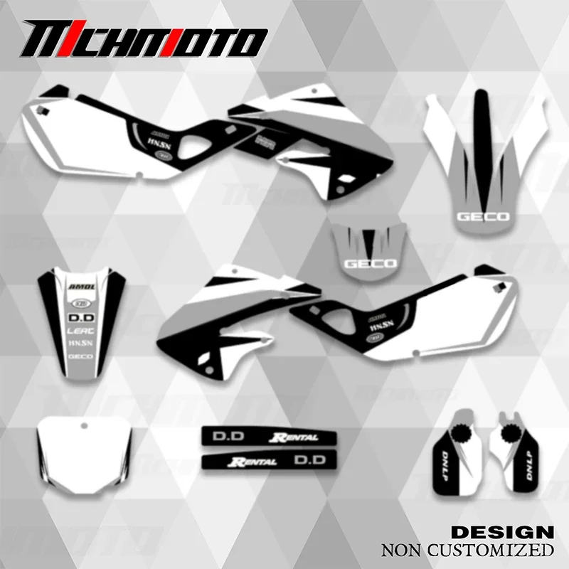 

MCHMFG мотоциклетная графическая наклейка, наклейки с номером, имя, настройка для Honda CR250 CR 250 1997 1998 1999 CR125 CR 125 1998 1999