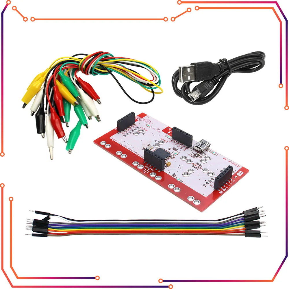 

For Makey Practical Innovate Durable Child's Gift Makey Main Control Board Kit With USB Cable RPI184