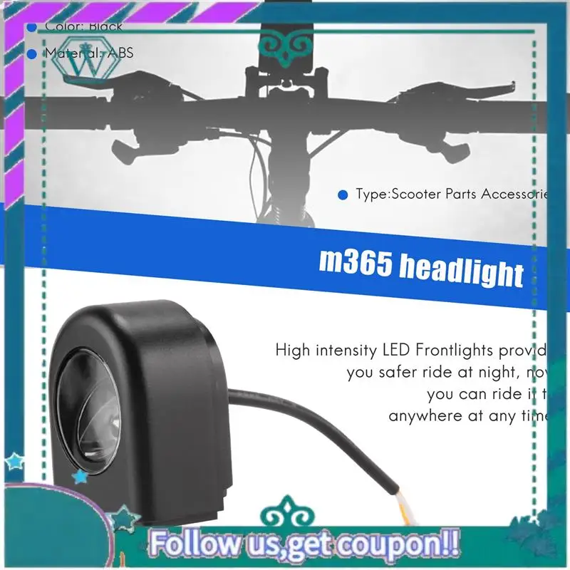 

AA92-лампа для фар, светодиодная передняя лампа, замена для Xiaomi Mijia M365, детали для электрического скутера