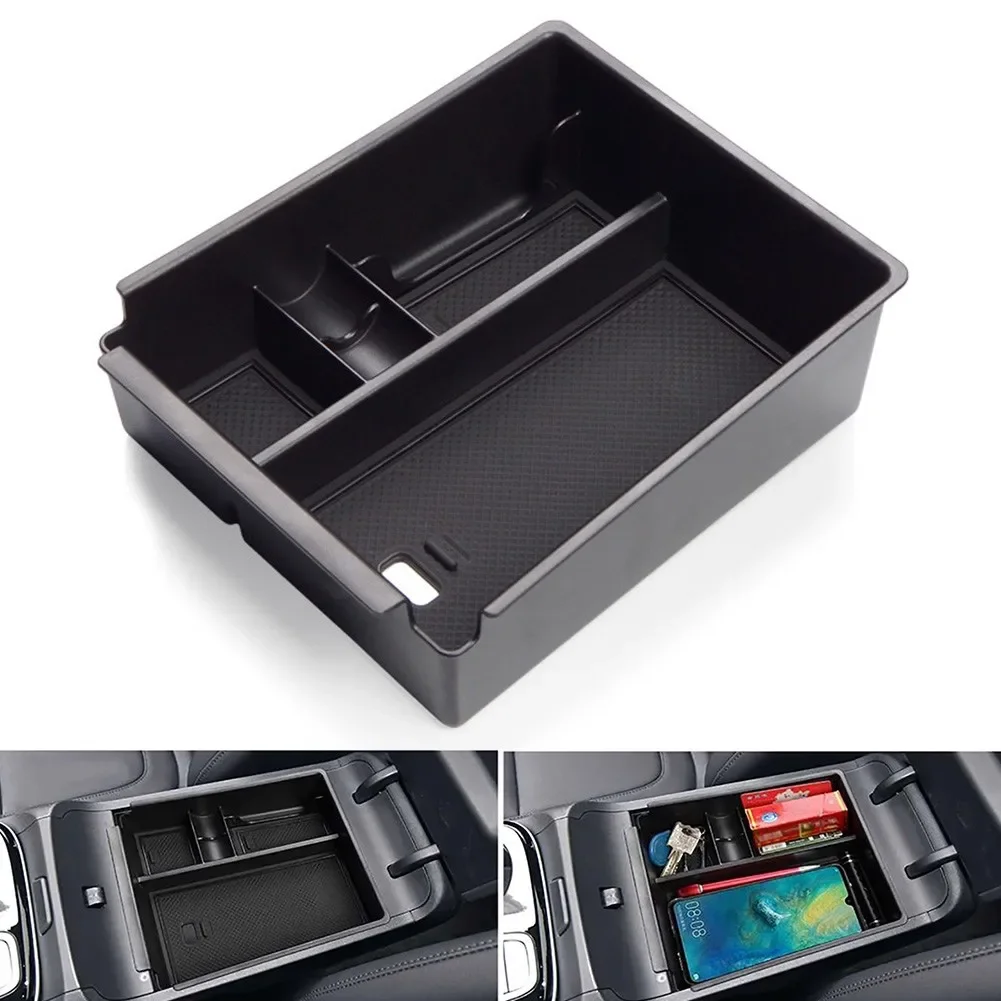 Auto Car Tray Armrest Storage Box 1Pcs ABS Plastic Center Console Light-Weight For Hyundai Tucson NX4 2021 2022