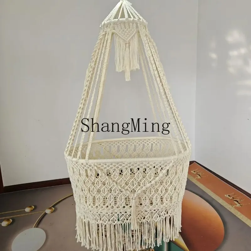 FG good-looking   hand-woven pure cotton thread movable cradle hammock