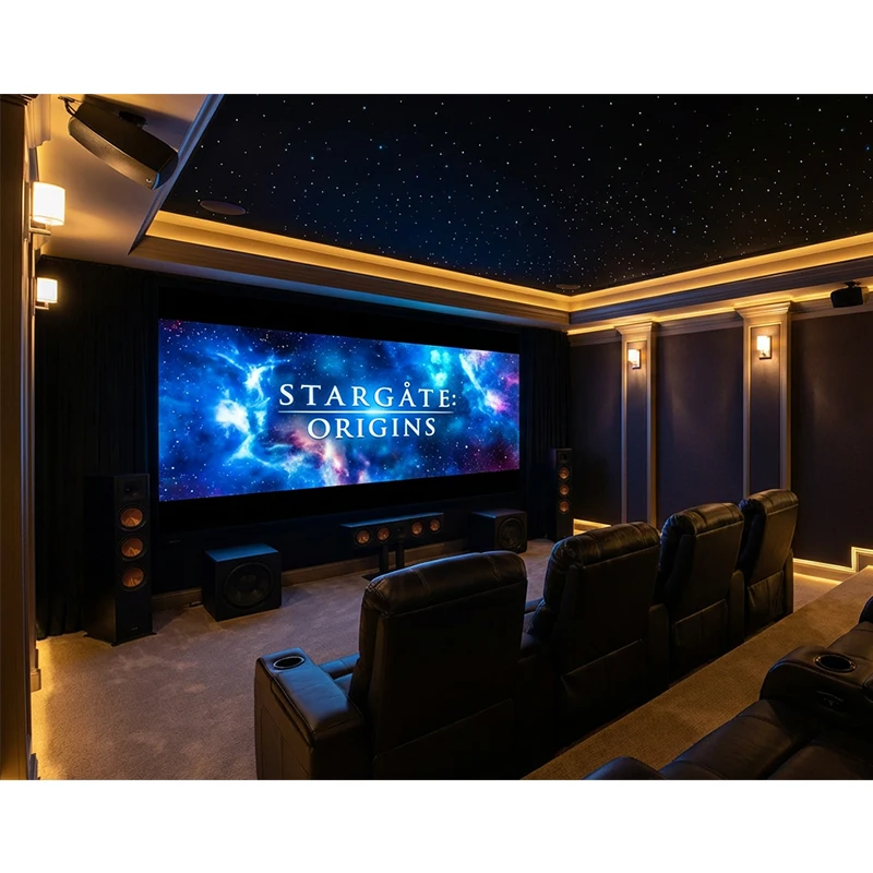 P1.87mm 190inch 4.2x2.3625m COB Led Video Wall Ultra HDR 600x337.5mm Indoor Screen Display For Home Theater Hotel Lobby