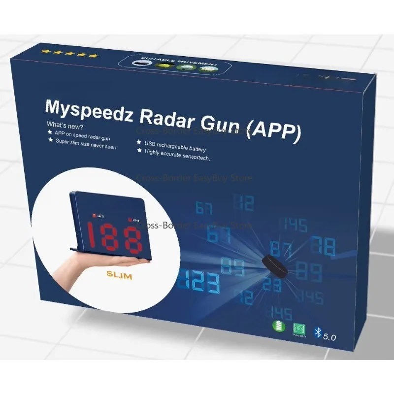 قياس سرعة دقيق لرادار رياضي متعدد G-un رادار فائق السرعة G-un Speed Radar Gu-n للهوكي البيسبول والتنس والجولف #5
