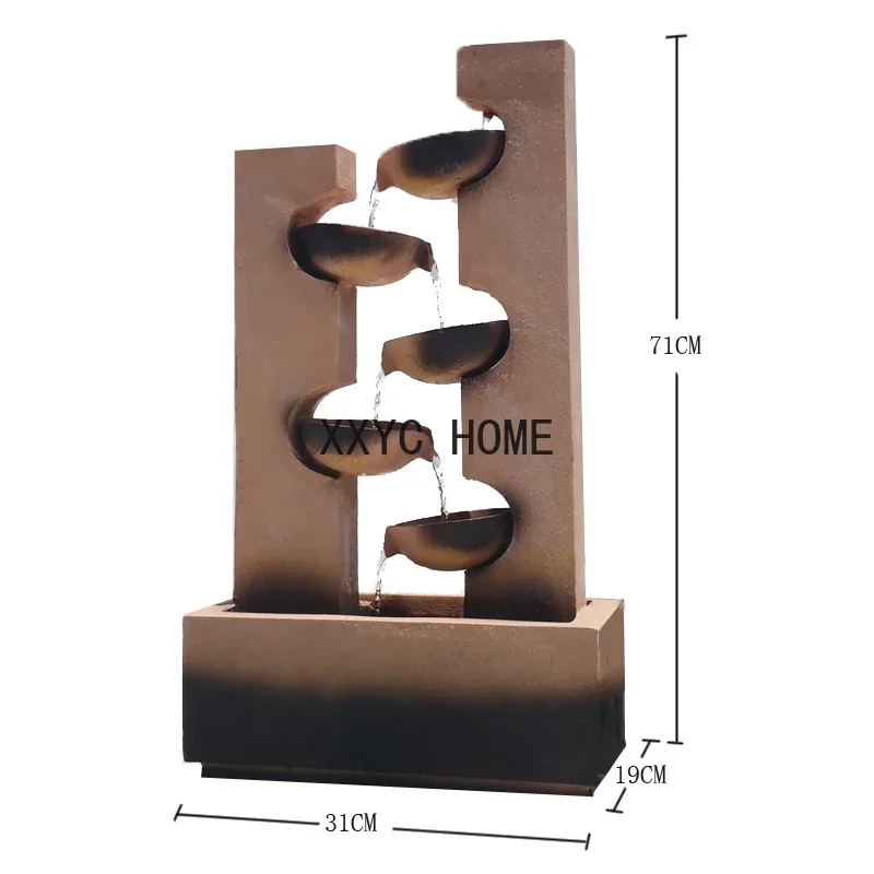 분수 다층 순환 물 야외 안뜰 레이아웃 정원 장식 바닥 풍경 유럽 장식 Waterscape