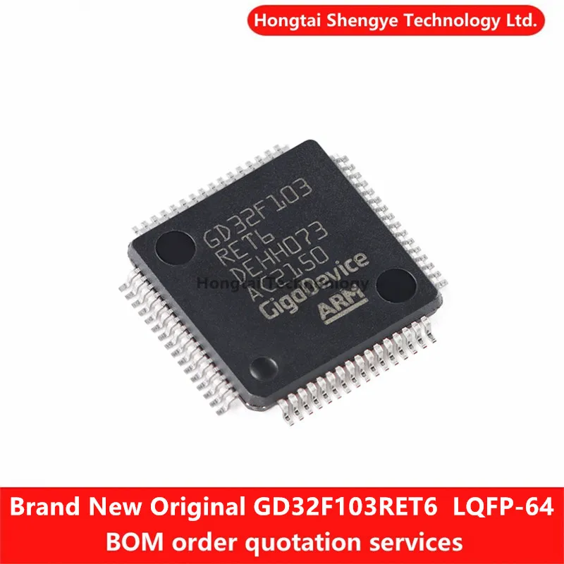 New Original GD32F103RET6 LQFP-64 ARM Cortex-M3 32-bit Microcontroller-MCU Chip