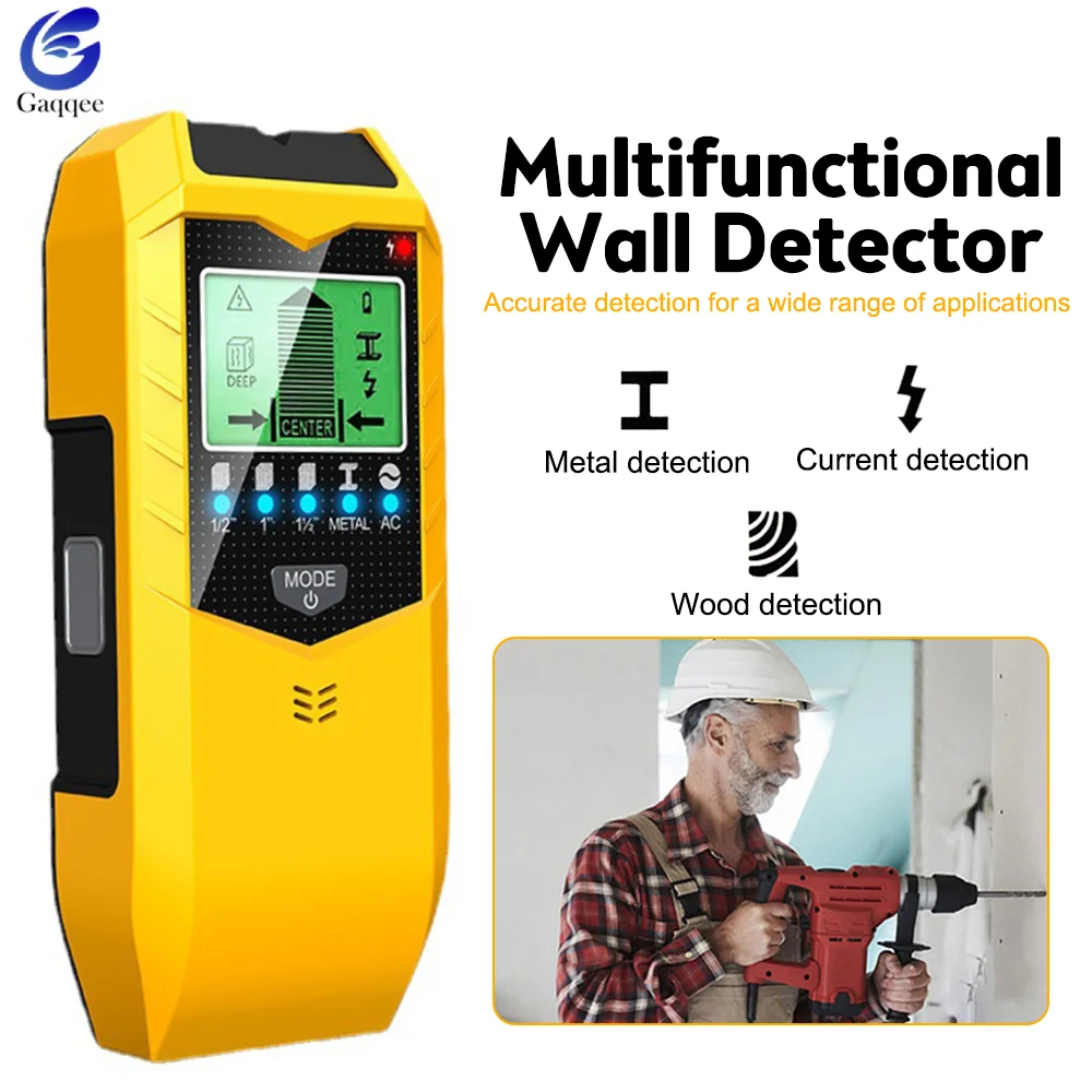 SH402 Electronic Metal Detector Wall Stud Finder Sensor Wall Scanner Edge Detect Pinpointer Electronic Measuring Instrument