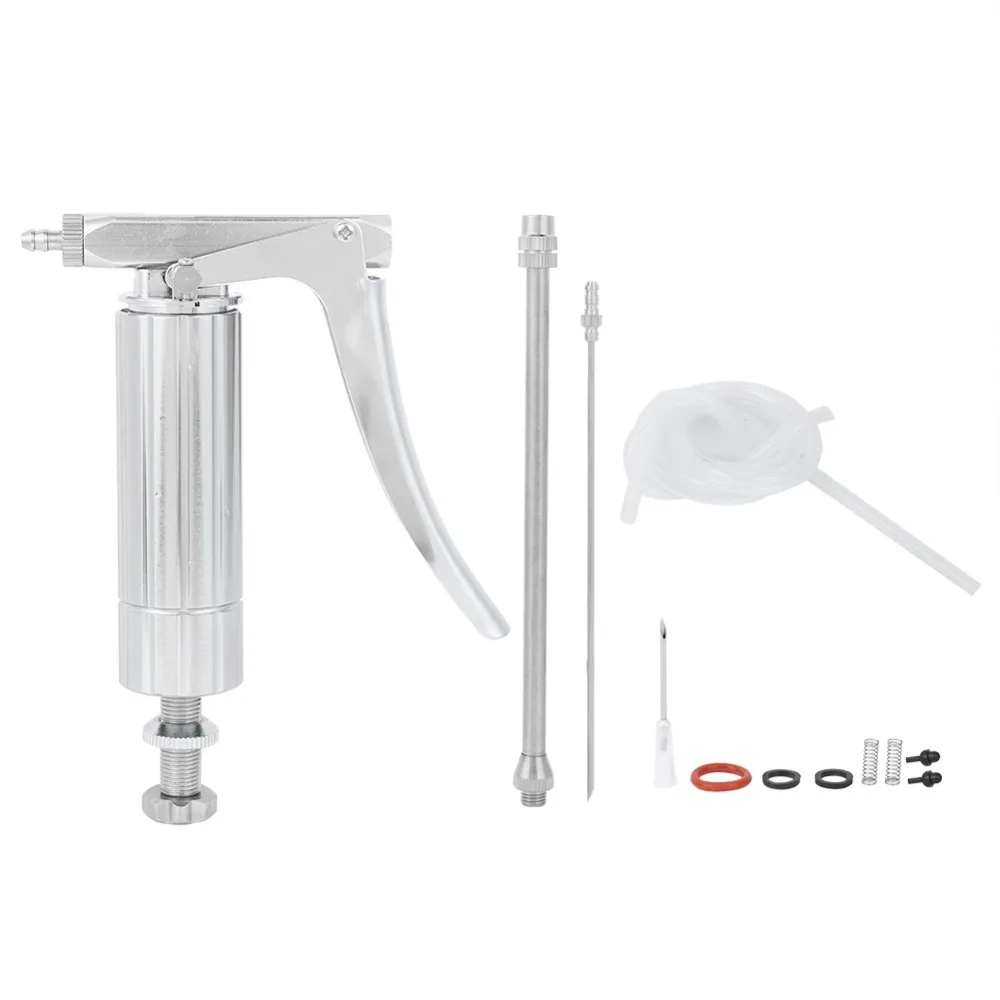 12Pcs Stainless Steel Bee Medicine Sprayer Durable Portable Beekeeping Sprayer Ergonomic Handle Pollination Syringe