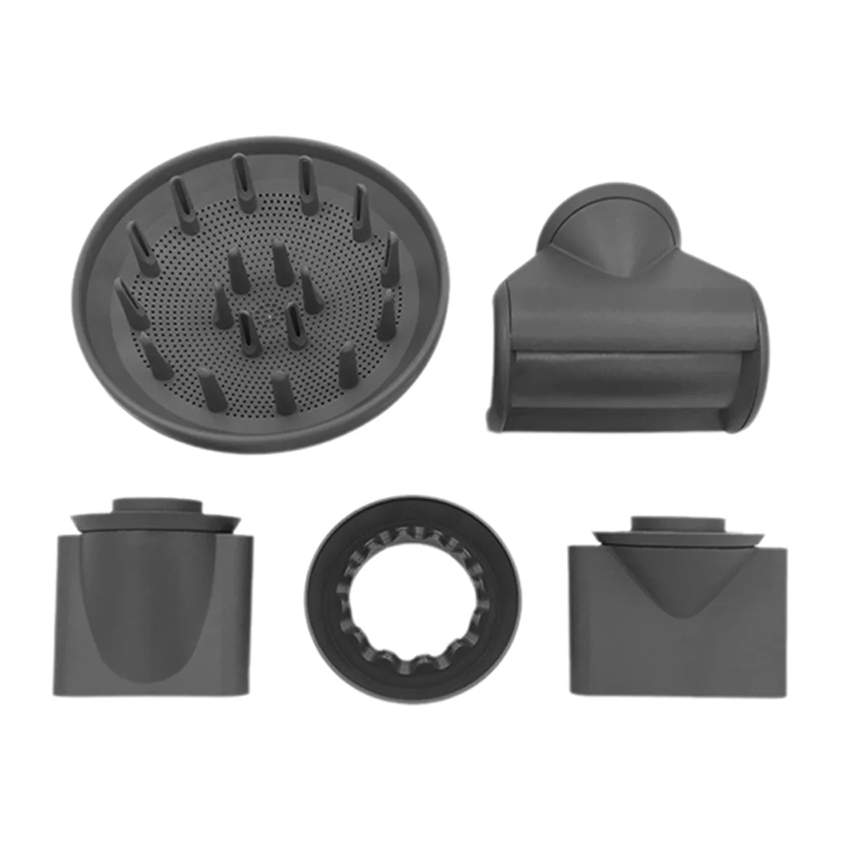 

A76Z 5PCS Hair Diffuser Attachment for Hair Dryer HD01 HD02 HD03 HD04 HD08 HD15 to Enhance Curls and Waves