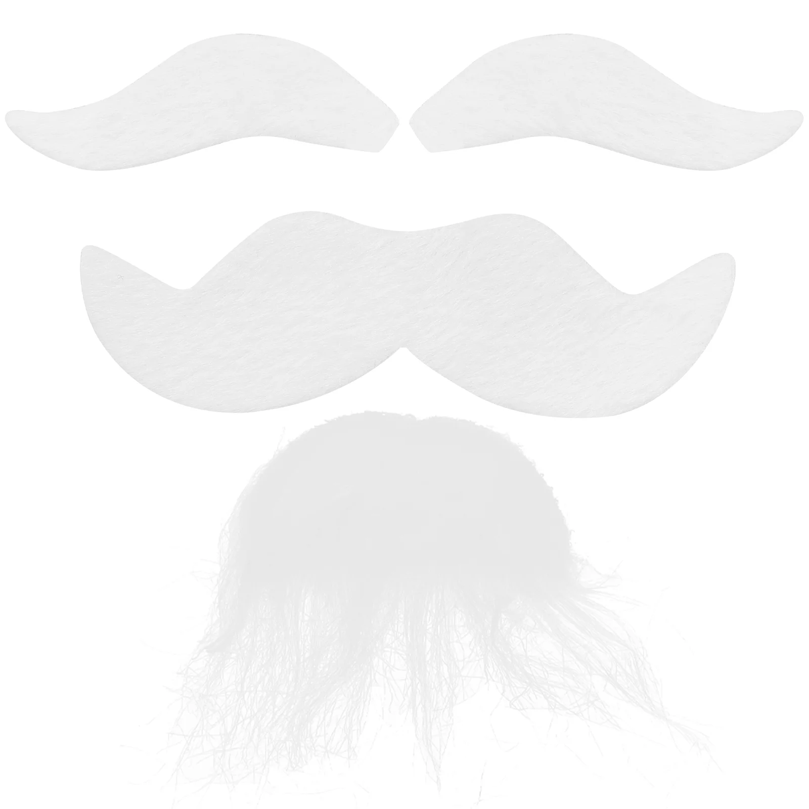 

Novelty Party Props Suite Halloween Costume Accessories Funny Costumes Fake Beard White