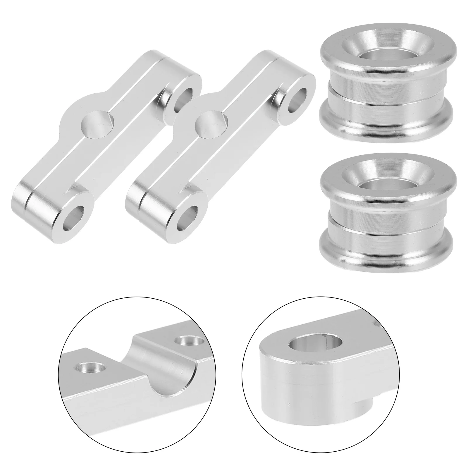 

2Pcs High Performance Car Shift Rod Bushing Kit in Aluminum Alloy - Enhanced Shift Stability and Precision Fit for Vehicle