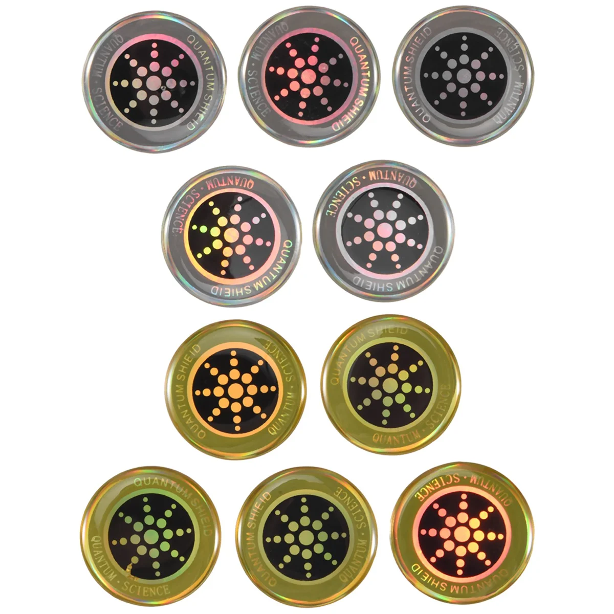 10PCS EMF Protection Sticker Anti Radiation Cell Phone Sticker for Phone Laptop and All Electronic Devices