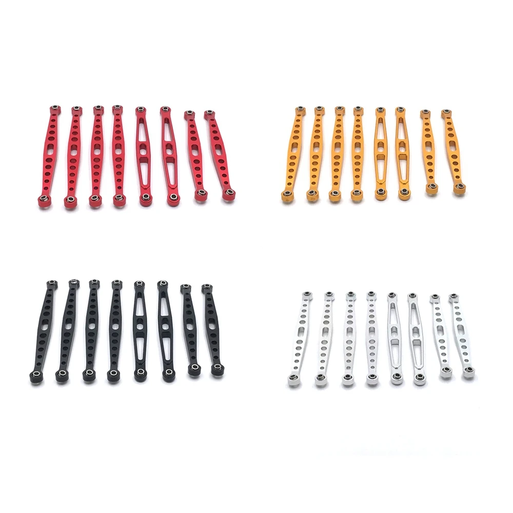 8Pcs Metal Link Rod Pull Rod Linkage for HB Toys ZP1001 ZP1002 ZP1003 ZP1004 ZP 1001 1/10 RC Crawler Car Upgrade Parts,A