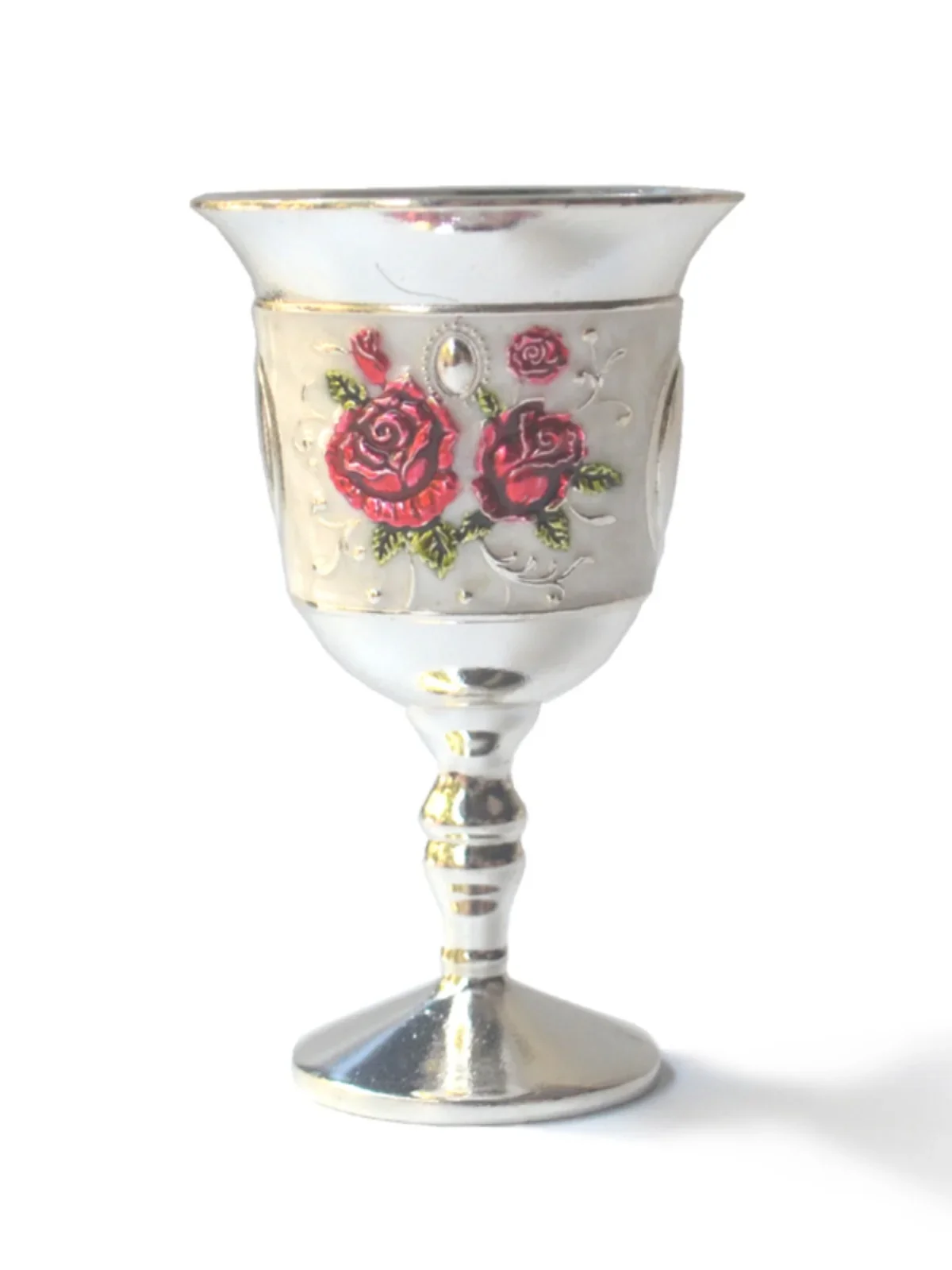 

European exquisite Baijiu cup metal tall rose spirit cup small wine cup home furnishing hotel supplies single package