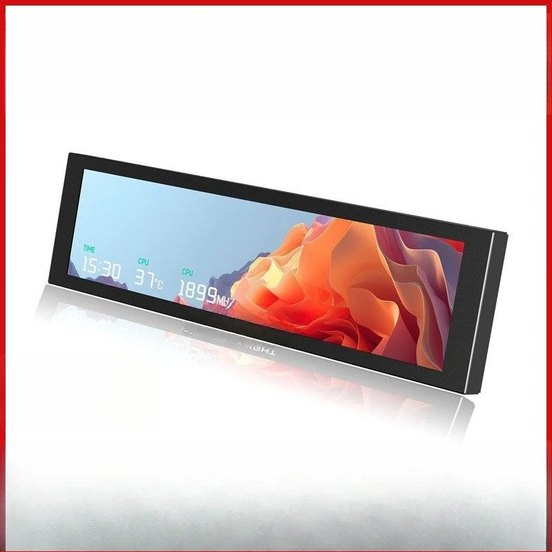 

9.16 LCD longitudinal mode horizon 9.16 inch magnetic high definition chassis secondary screen DIY theme