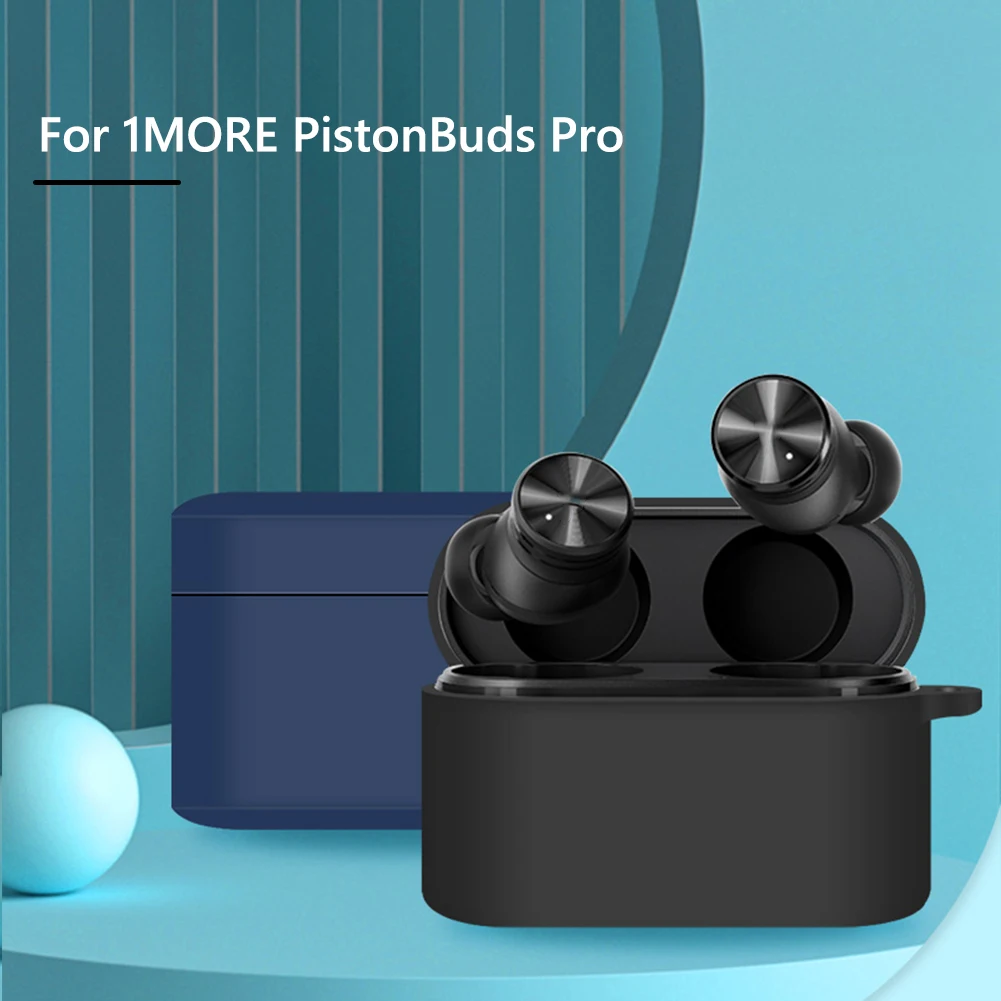 Soft Silicone Shell Cases for 1MORE PistonBuds Pro Bluetooth Wireless Earphone Cover Charging Box Bags TWS Earbuds Accessories