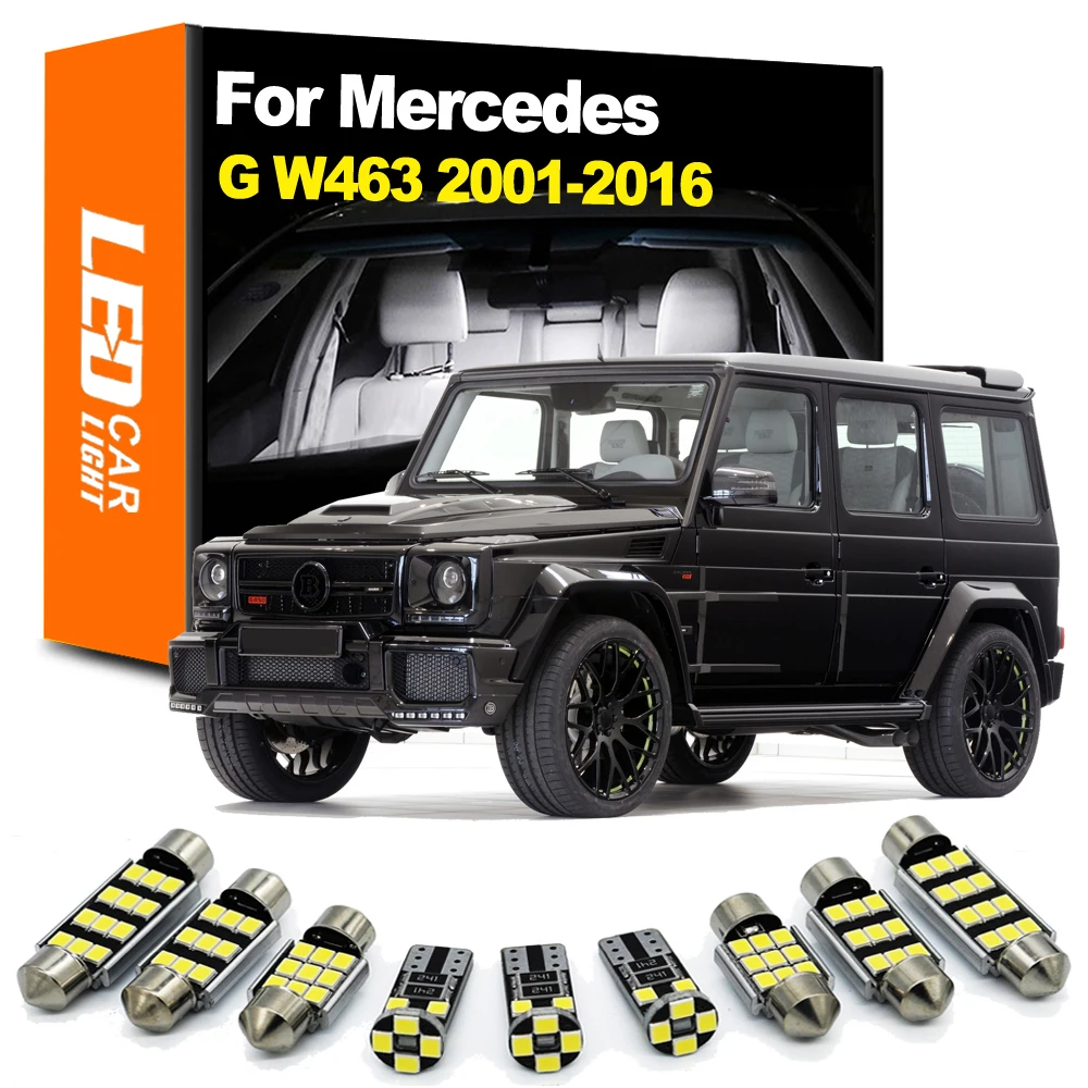 Zoomsee Interior LED Light Kit For Mercedes Benz G-Class W463 G350 G400 G500 G55 G63 G65 AMG 2001-2016 Canbus Car Indoor Lamp