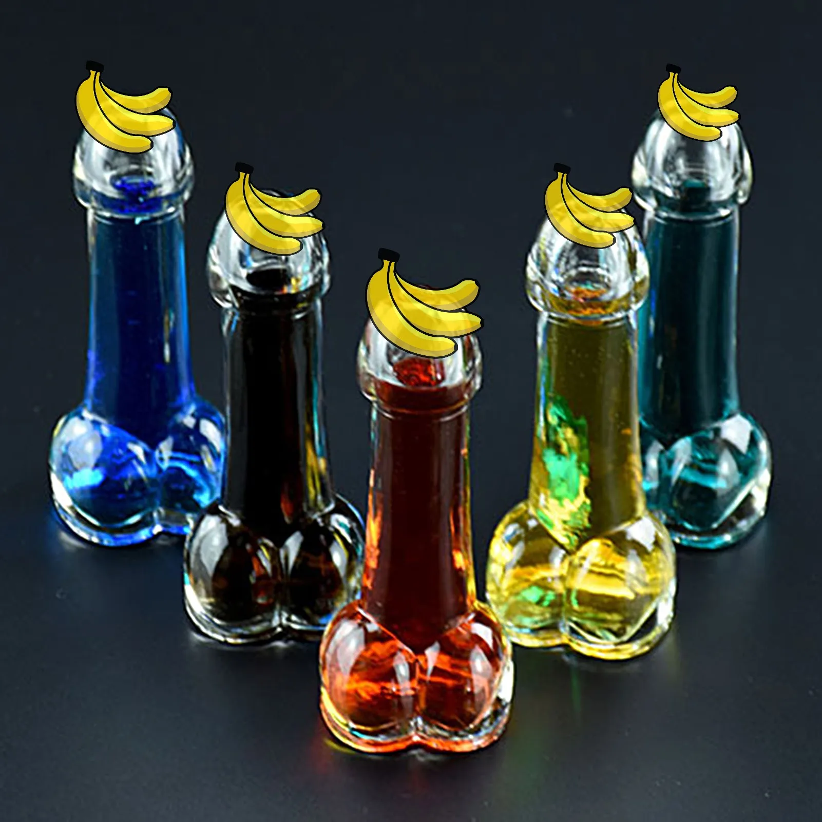 100ML Male Penis Beverage Cup Genital Dick Penis Cocktail Glass Cup Mug Bottle Glass Bar Party Beer Cup Funny Cups Mug Bottle