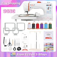 POOLIN EOC06 Computerized Embroidery Machine Homeuse 7.9\