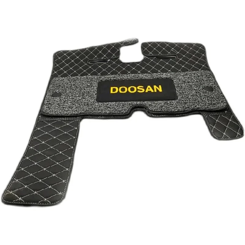 Floor Mats for Doosan Wheel Excavation Special Foot Pad DX55/60 /150W /210w-9C-ECO Cab Carpet Silk Ring