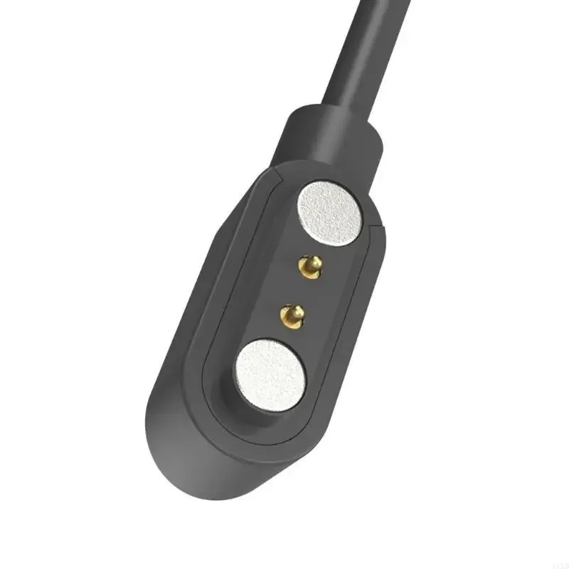 حبل شحن كابل USB قوي باللون الأسود لشحن الساعات الذكية COLMI P71