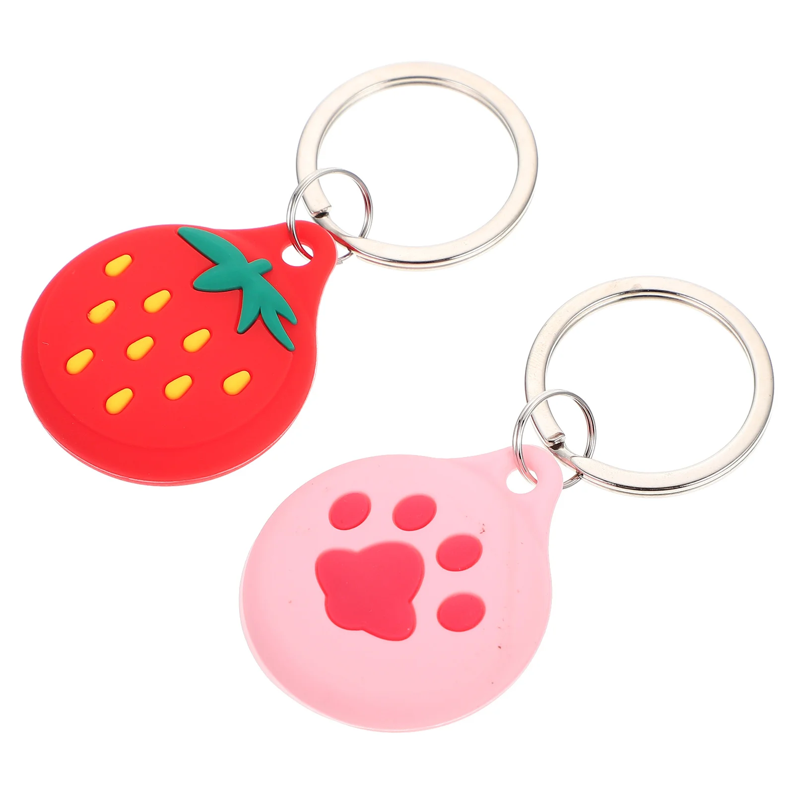 

2Pcs Protective Case Durable Anti-Scratch Silicone Tracer Cover Compatible for Smart Keychains