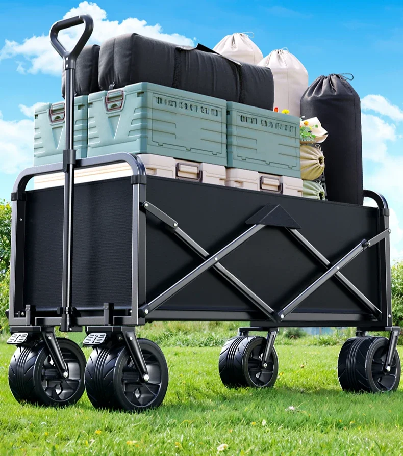 

Camper cart Outdoor folding Picnic Camp cart