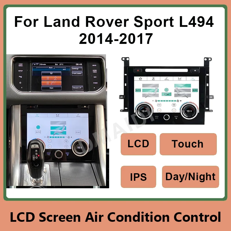 

Car AC Panel LCD Display For Land Rover Range Sport L494 2014 2014-2017 Touch IPS Screen Air Conditioning Control Climate Board