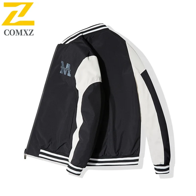 ​​2025 Men's Trendy Baseball Jacket Lightweight Outdoor Sport Coat Urban Streetwear Style Breathable Comfortable windbreaker