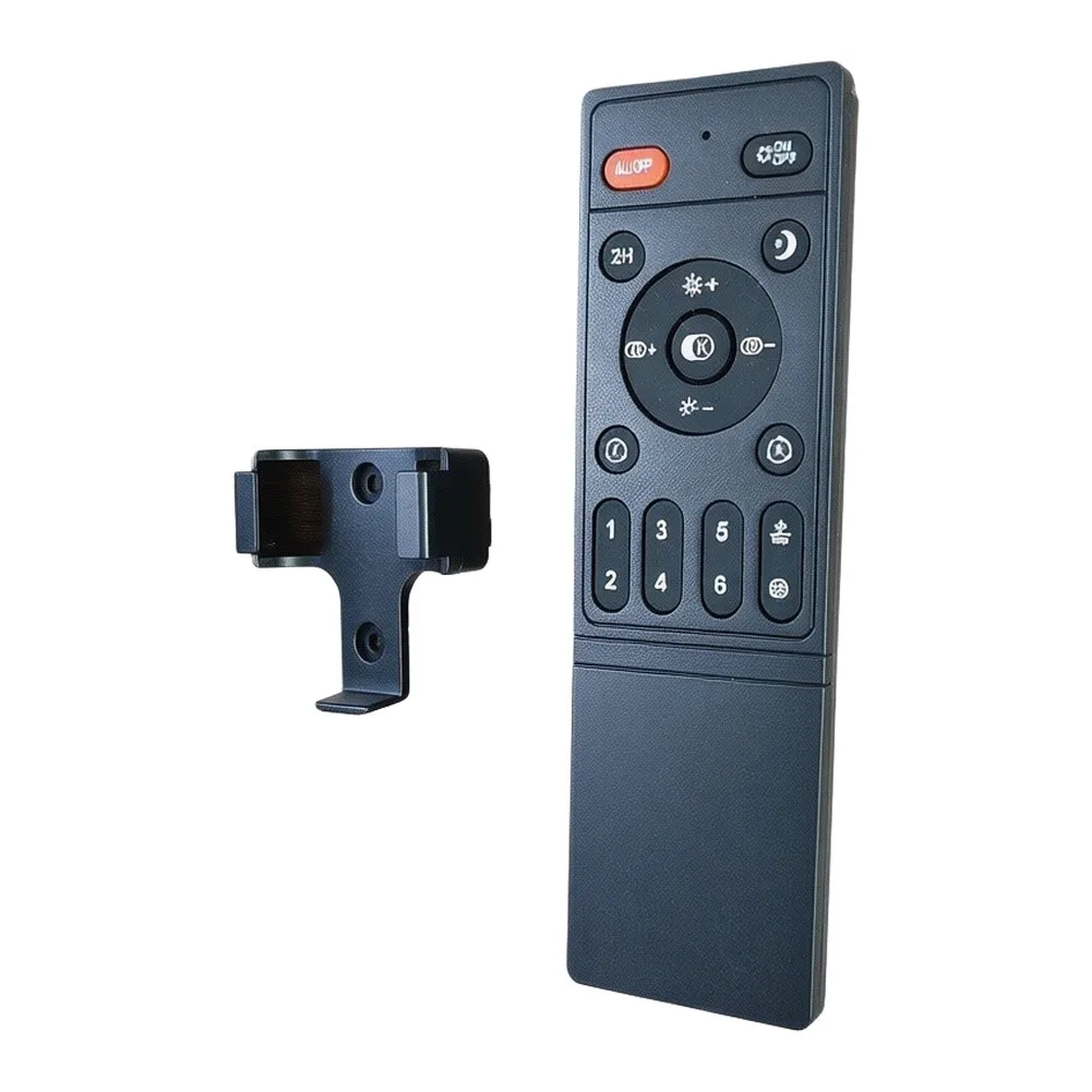 1pc Ceiling Fan Light Remote Control With Stepless Dimming And 6-speeds Adjustment Remote Control Stand For Ceiling Fan Lighting