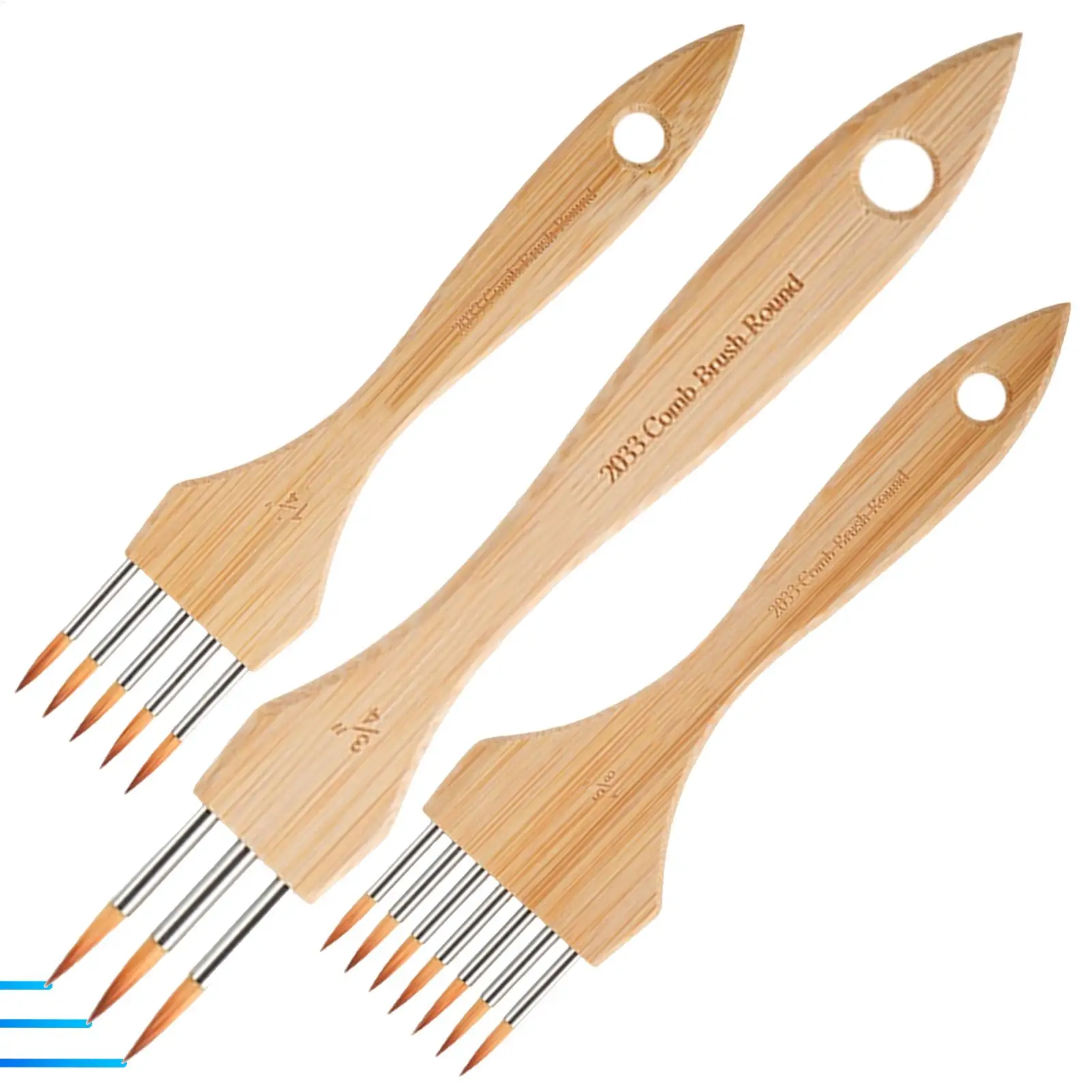 

Кисти для акриловой живописи, 3-х предметная профессиональная текстура, нейлоновая шерсть, масляная акварельная кисть для начинающих, взрослых, ремесло