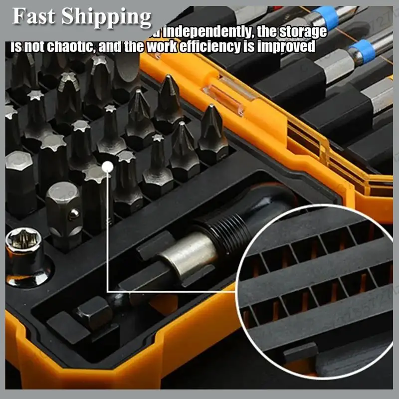 -A99Z Drill Bit Set 50Pcs Power Screwdriver Drill Fast Change Converter Extension Woodworking Drill Bits Drill Bit Precision