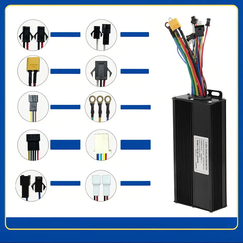 High Power Controller 40A For 1500W 2000W Ebike Motor Electric Bicycle Modification Parts Speed Limit Capability Three Mode Unit