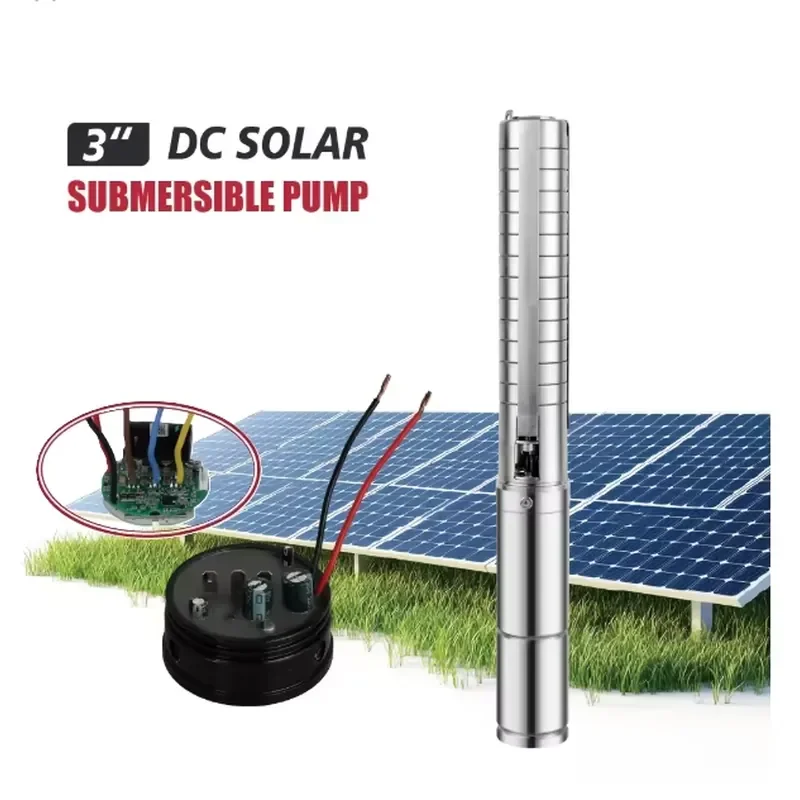 

I3SC Built-in MPPT Controller 3 Inch Solar-Powered High Pressure 1500W DC 110V Solar Centrifugal Submersible Borehole Pump