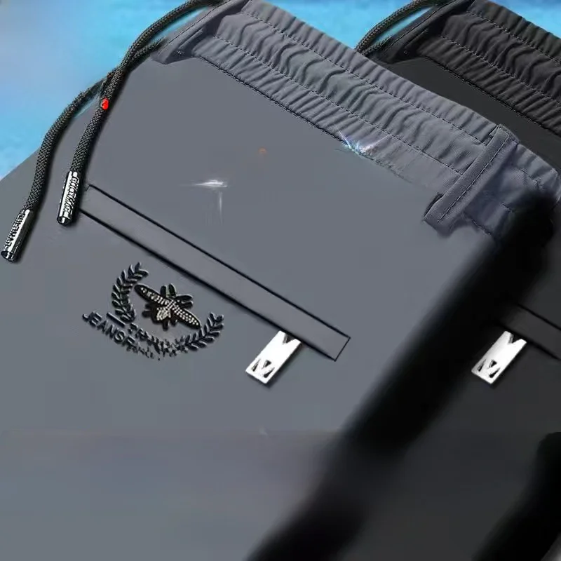 

Весенне-осенние мужские повседневные брюки, прямые тонкие рабочие брюки, легкие брюки на молнии Spor для повседневной носки