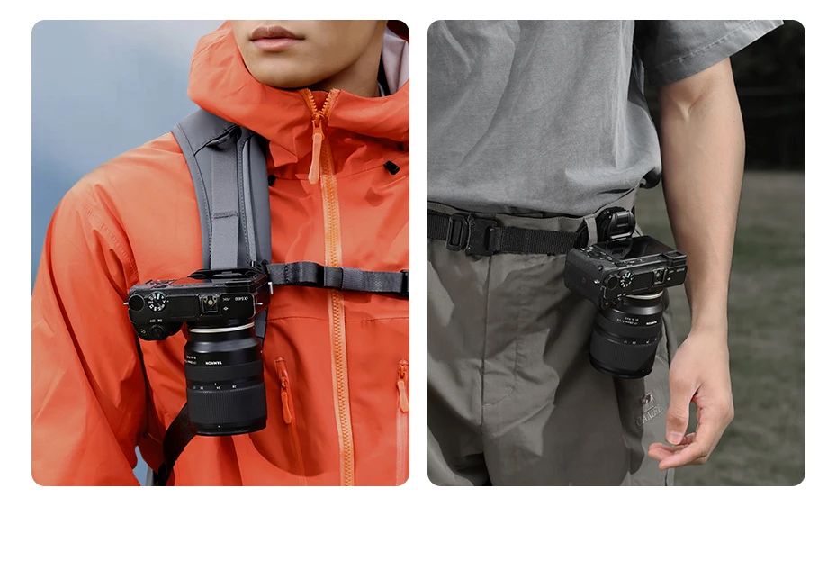 Ulanzi UKA07 Uka Schnellverschluss-Kit für Rucksack, geeignet für Arca-Swiss & F38 Schnellverschluss-System, problemloses Aufhängen, 10 kg Tragkraft – Detail 6