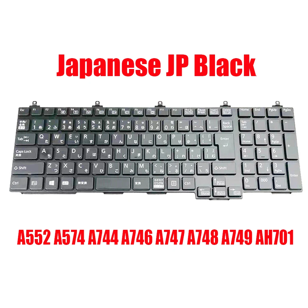 

Japanese JP JA Laptop Keyboard For Fujitsu For LifeBook A574 A744 A746 A747 A748 CP634637-01 MP-10P30J03D854W CP524003-01