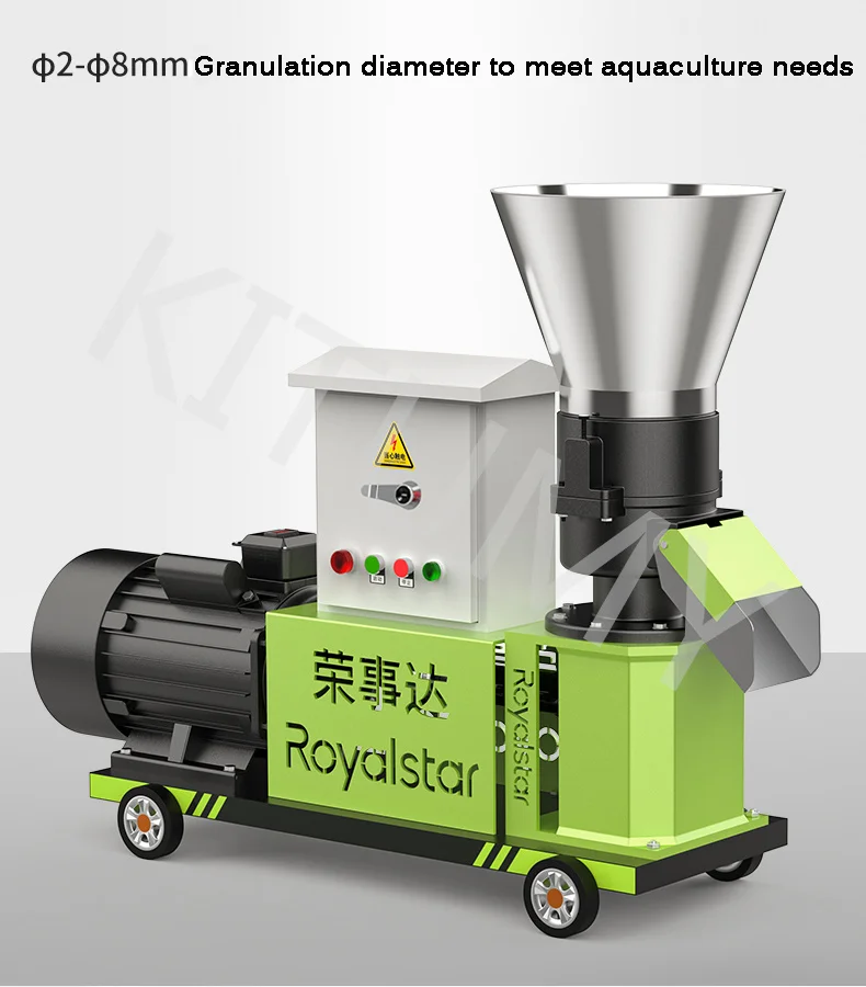 4KW Feed Pellet Machine Biomass Feed Ggranulation Pelletizer Pellet Press   Home Animal Feed Granulator 220V/380V