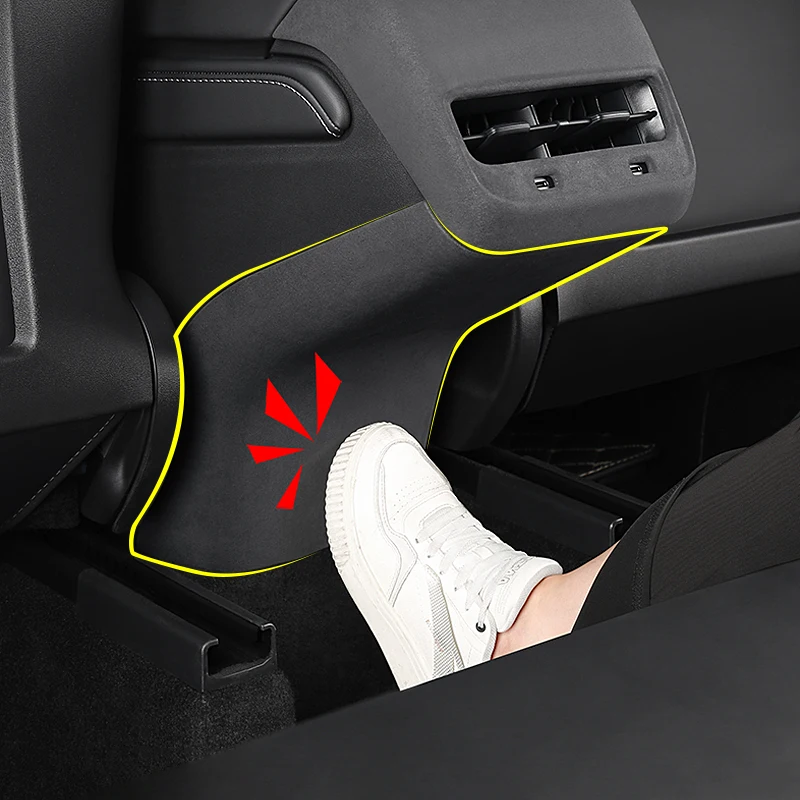 For Tesla Model 3 Y 2017 2018 2019 2020 2021 2022 2023 ABS Car Anti Kick Trim Rear Console Center Conditioner Vent Outlet Frame