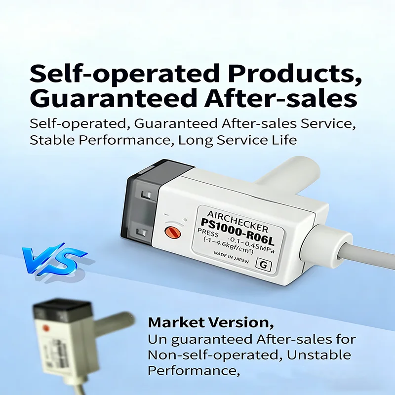 Pneumatic Vacuum Pressure Switch PS1000-R06L/R06L-Q/PS1100-R06L/R06L-Q  SMC-type Micro Electronic Sensor PS1000 Components